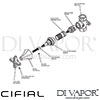 Cifial 32217HC.L 32217HC.R Hexa 3 4 Inch Wall Stop Valve Dimension